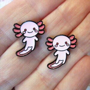 Axolotl Earrings~Hypoallergenic
